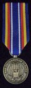 GWOT SERVICE MEDAL MINIATURE | Military medal and ribbon mounting / gifts and shadowboxes