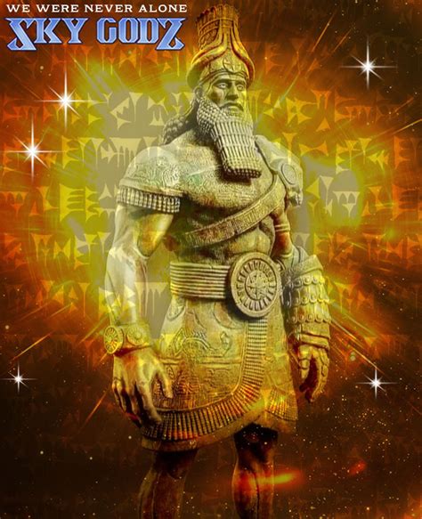 SKY GODZ — Recreation of a statue of Gilgamesh, king of Uruk,...