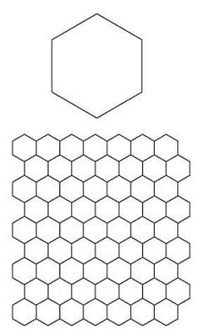 English Paper Piecing Hexagons Pattern | Paper piecing, English paper piecing quilts, Paper ...