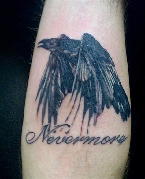 Nevermore by isca | Crow tattoo, Tattoos, Raven tattoo