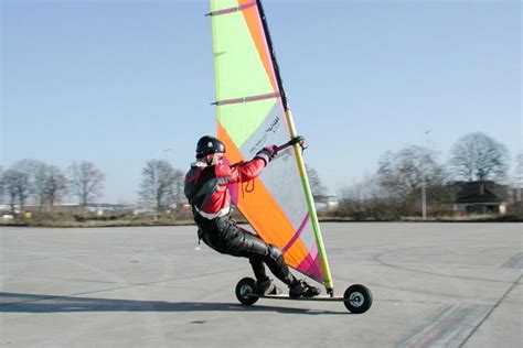 What is land windsurfing?