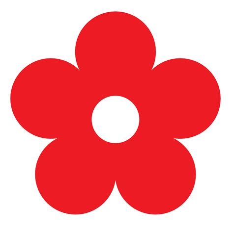 Red Flower Clip Art - Cliparts.co