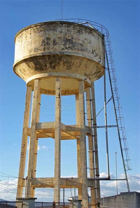 Elevated water tank stock photo. Image of mortar, drink - 21500832