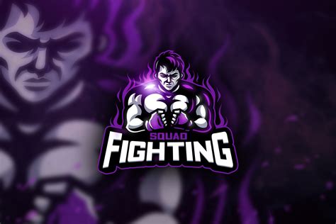 Fighting Squad Mascot & Esport Logo ~ Logo Templates ~ Creative Market