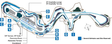 Seating Map - SUZUKA 2&4 RACE - SUZUKA CIRCUIT