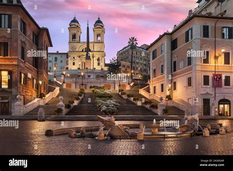 Spanish Steps Piazza di Spagna Stock Photo - Alamy