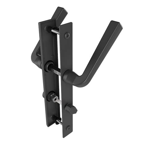 LARSON QuickFit Black Lockable Storm Door Handleset in the Screen Door ...