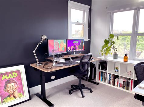 Spacious Standing Desk Setup