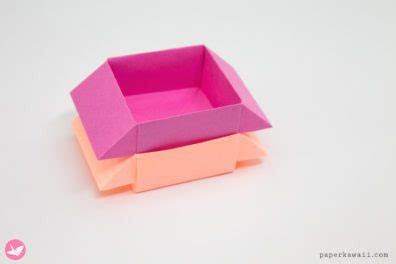 Origami Stackable Boxes Tutorial - Box With Handles