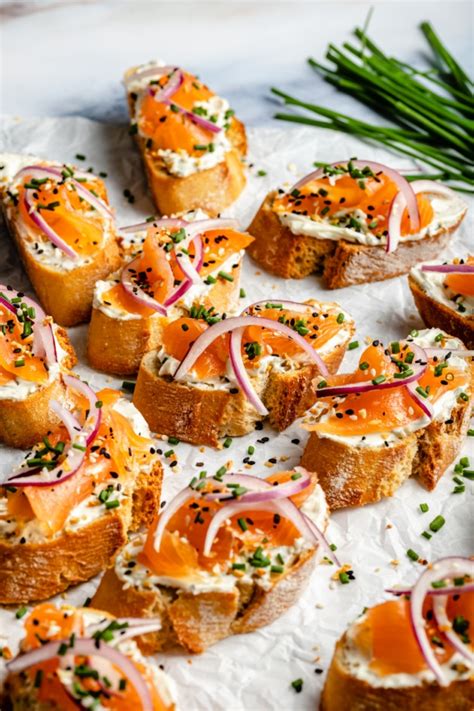 Smoked Salmon Crostini | Ambitious Kitchen