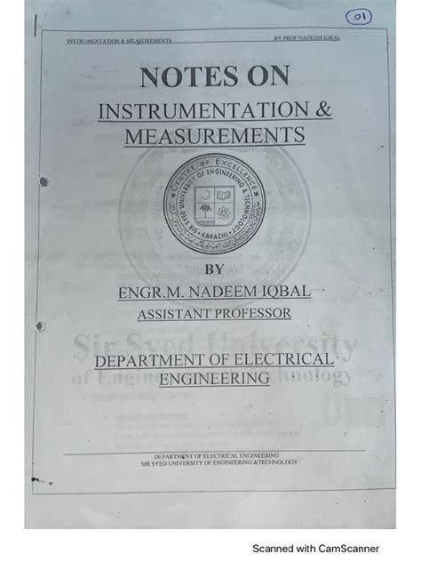 Instrumentation and Measurement | PDF