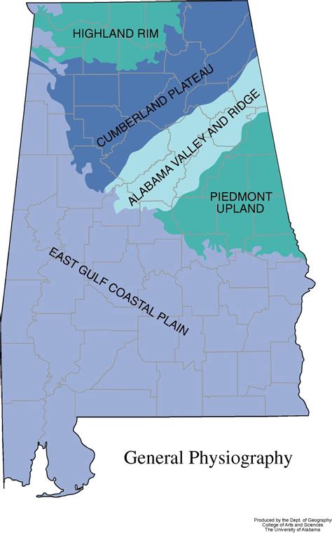 Map Of Mountains In Alabama