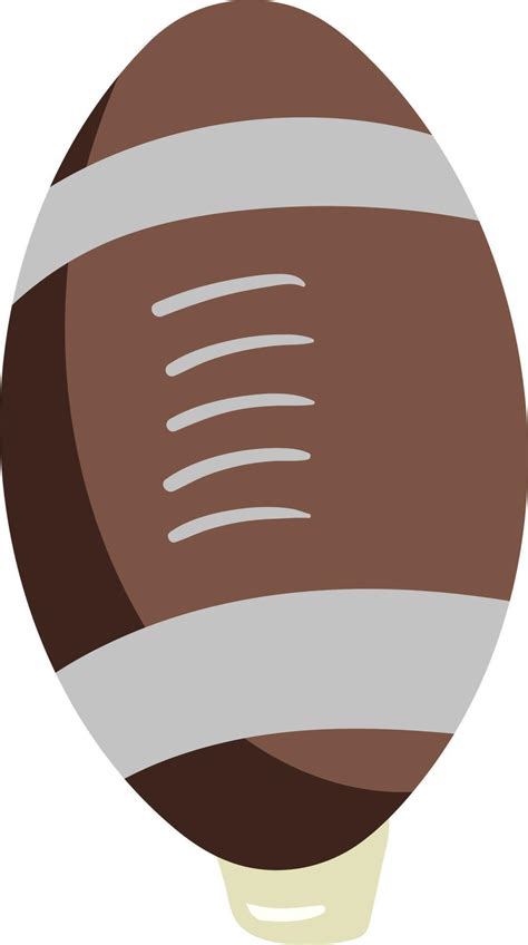 Leather Rugby Ball Vector Isolated. Sports Vector Graphics. 3042278 ...