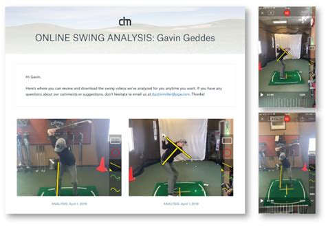 Online Swing Analysis