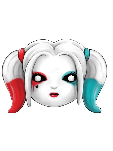 Suicide Squad Harley Quinn Mask Halloween Costume Accessory - Walmart ...