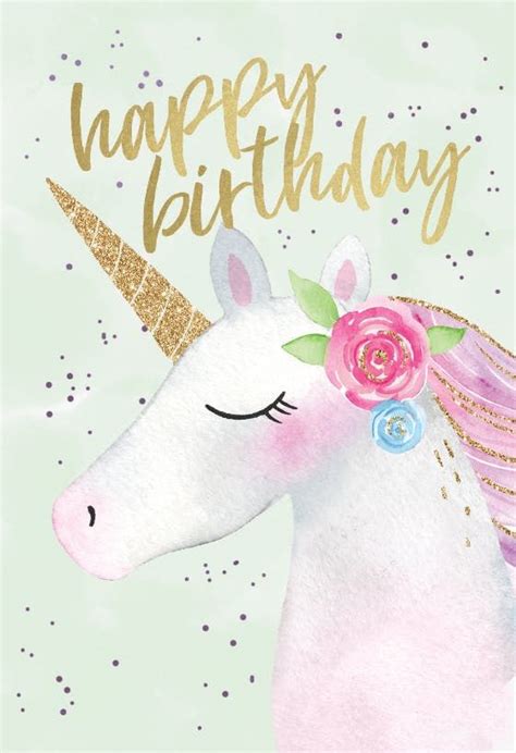 Happy Unicorn - Birthday Card | Greetings Island | Happy birthday cards, Unicorn birthday cards ...