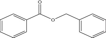 Chemical structure of benzyl benzoate | Download Scientific Diagram