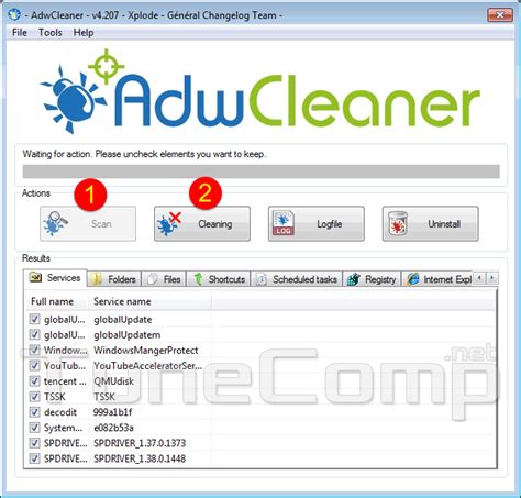 Malware Removal Tools - TuneComp