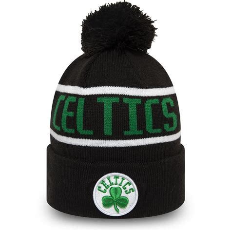 Boston Celtics New Era NBA Team Black Bobble Hat – lovemycap | Boston celtics, Black bobble hats ...