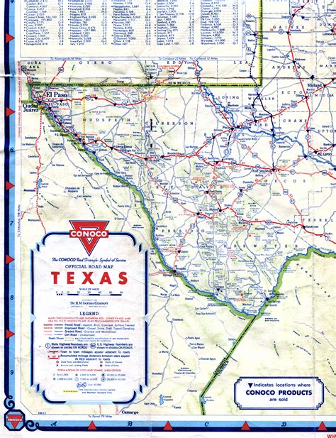 West Texas Road Map - Squaw Valley Trail Map