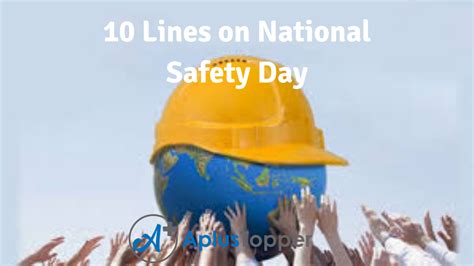 10 Lines on National Safety Day for Students and Children in English ...