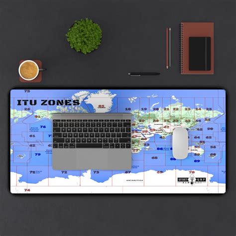 ITU Zone Map Hamshack Desk Mat for Ham Radio - Etsy