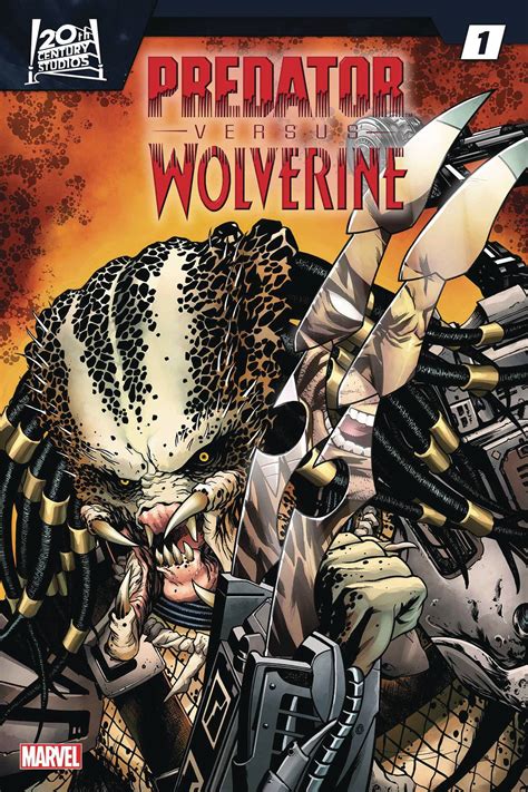 JUL230576 - PREDATOR VS WOLVERINE #1 MIKE MCKONE PREDATOR HOMAGE VAR - Previews World