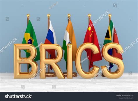 Set Flags Brics Room 3d Illustration Stock Illustration 2256792269 ...