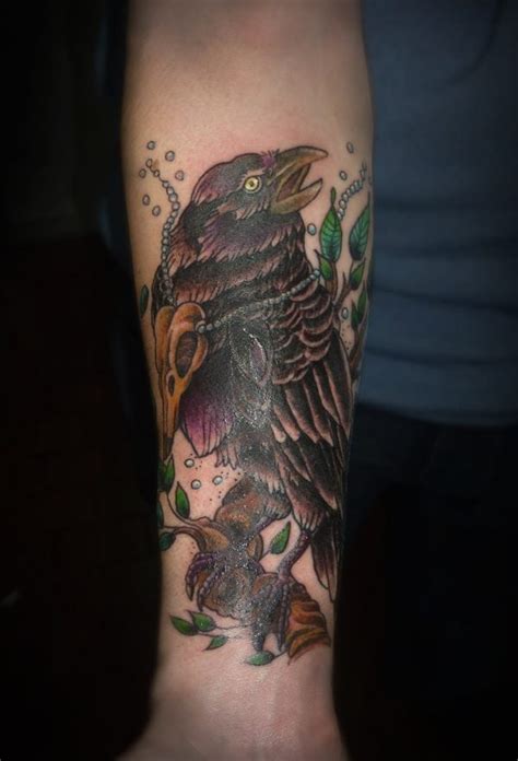 55 Artistic Raven Tattoo Designs