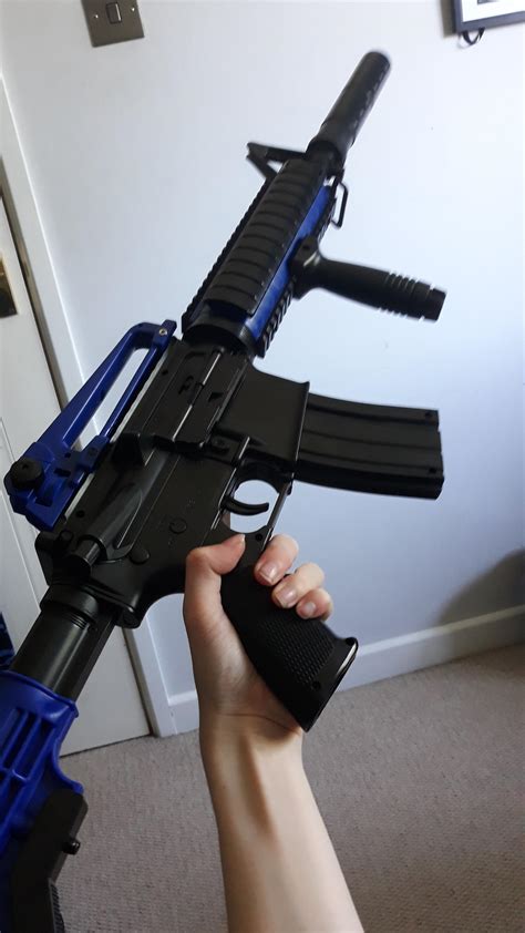 My m4a1 it's not the best airsoft gun but it's not to bad : r/airsoft