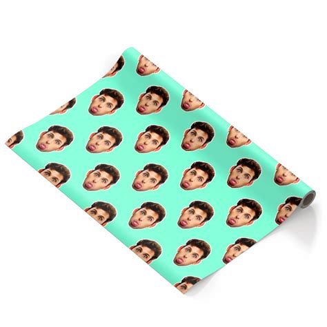 Your Face Gift Wrap - Personalised Your Face Gift Wrap – Nifty Gifty