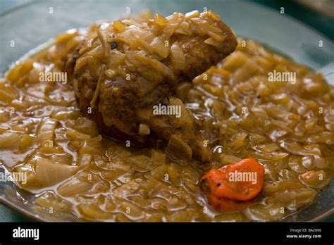 National Dish Yassa Poulet in a Restaurant in Dakar Senegal Stock Photo - Alamy