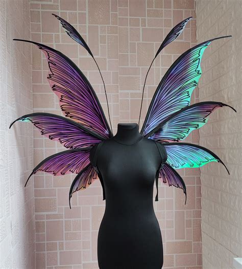 Purple Iridescent Fairy Wings for Adult Fairy Wings for - Etsy Australia