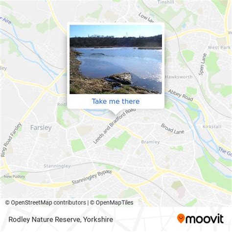 How to get to Rodley Nature Reserve in Leeds by bus or train?