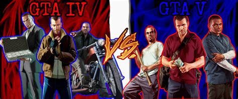 GTA 4 vs. GTA 5 by RuthlessGuide1468 on DeviantArt