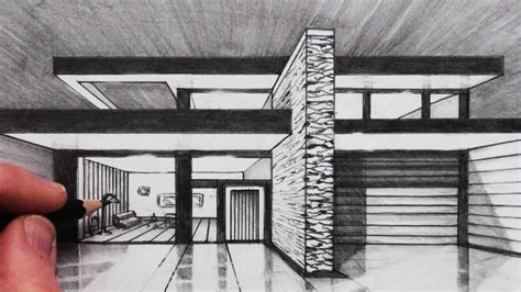 How to draw a house in two point perspective step by step – Artofit