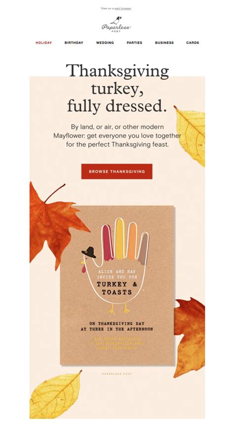 Thanksgiving Email Design Trend: Quirky Content Blocks (Plus, a Mini Tutorial) - Email and ...