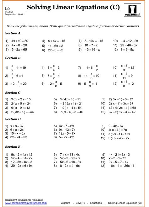 Year 9 Maths Worksheets Printable Maths Worksheets — db-excel.com