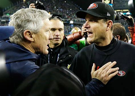 Pete Carroll on rivalry with Jim Harbaugh: We love beating him - Sports ...