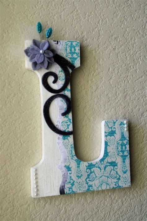 Large Boutique Wall Letter Monogram | Monogram letters, Letter wall, Letter a crafts