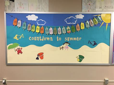 Summer Countdown Bulletin Board Ideas