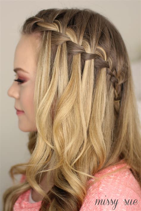 Simple Tips To Make a Beautiful French Waterfall Braid | Hairdo Hairstyle