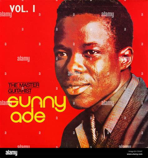 An old record album cover by the Nigerian musician King Sunny Ade. Editorial use only ...