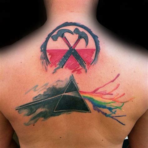 50 Dark Side Of The Moon Tattoo Designs For Men - Pink Floyd Ideas