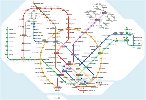 New MRT map launched with Circle Line as focal point - CNA