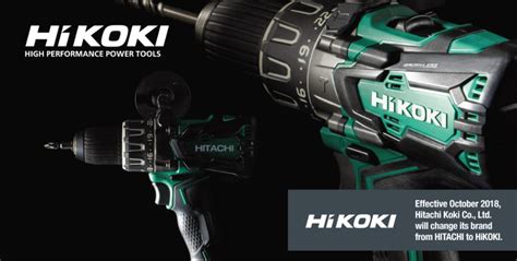 Hitachi Koki combines name to Hikoki - Tool Craze