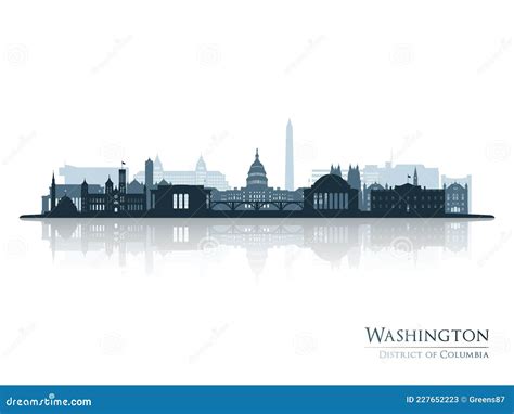 Washington DC Skyline Vector Illustration | CartoonDealer.com #32238092