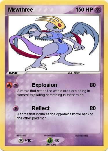 Pokémon Mewthree 261 261 - Explosion - My Pokemon Card