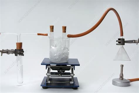 Complete combustion experiment - Stock Image - C024/5738 - Science Photo Library