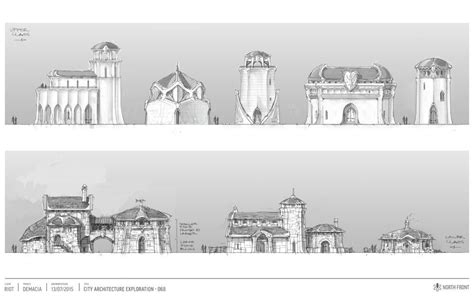 Demacia Fantasy House Architectural Drawings